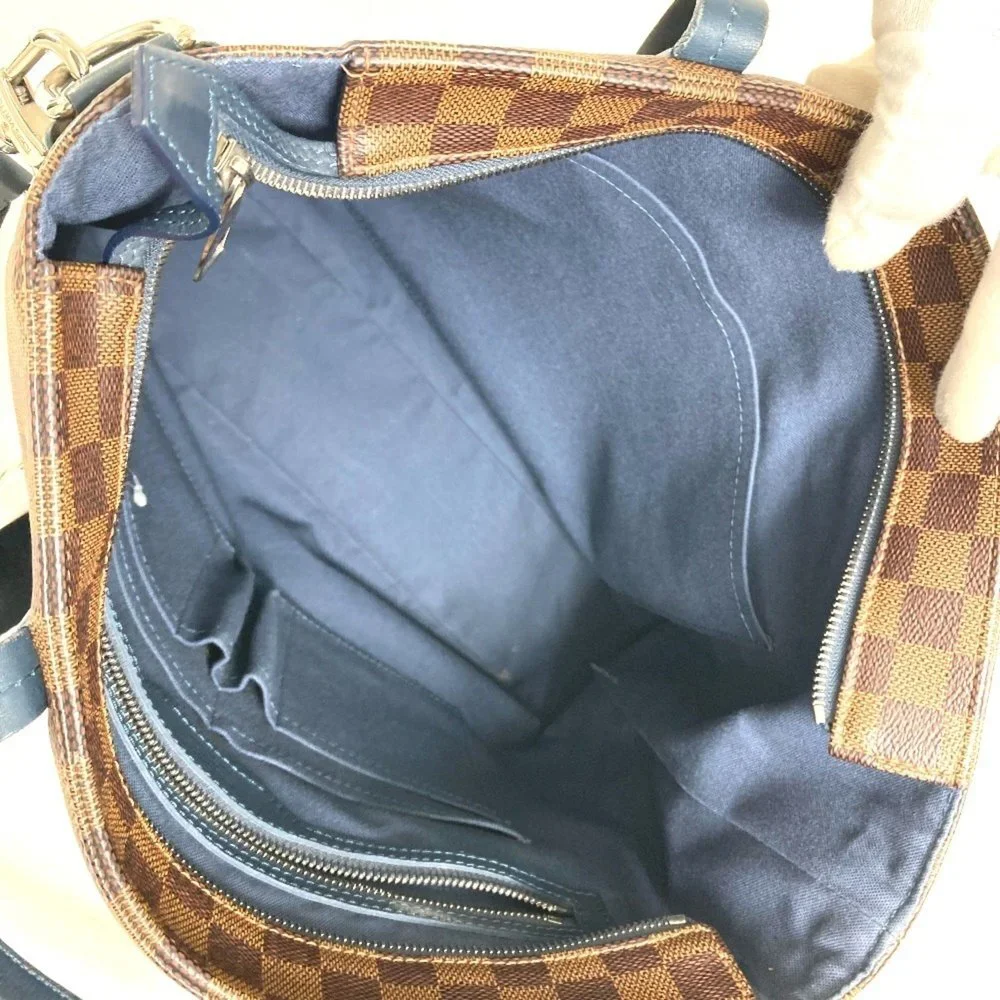 LOUIS VUITTON Authentic Brown Damier Canvas Shoulder Bag